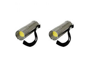 2 db professzionális mini lámpás készlet, COB led, alumínium, Eveready
