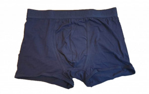 3 darabos boxeralsó szett férfiaknak, szürke, kék, csíkos, L méret, 95% pamut, 5% elasztán, Livergy - Img 2