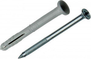 50 darabos dübel készlet profi kalapácsos csavarokkal betonhoz, téglához, 6 x 80mm átmérőjű, Celo - Img 6