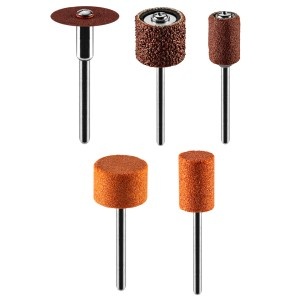 Accesorii pentrumini polizor, benzi de slefuit, pietre, lamela abraziva, set de 52 de bucati.