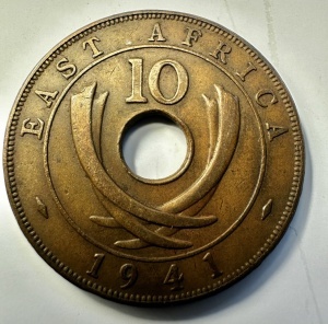 AFRICA DE EST - ADMINISTRATIE BRITANICA - GEORGE VI - 10 CENTS 1941