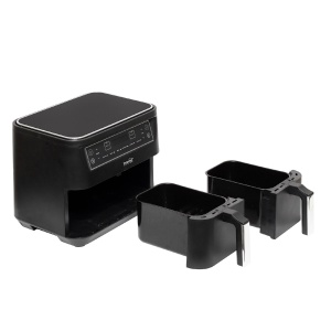 Air Fryer, cos dublu, 2x4L, 2400 W, digital - Img 3