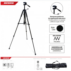 Alumínium állvány 1/4'' menettel MC0910 Dedra