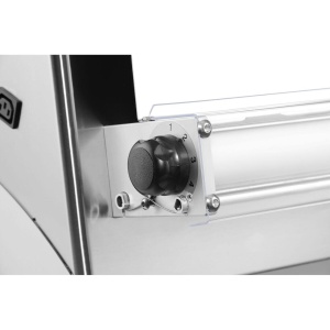 Aparat electric pentru formatare aluat de pizza sau paste Prismafood 400 cu 2 perechi de role, greutate portie de aluat 0,21-0,70 kg, 230V/250W, 585x435x(H)790mm - Img 2