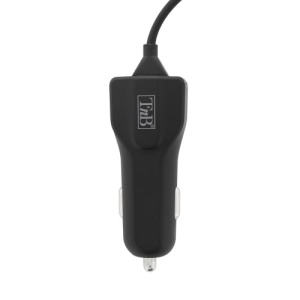 Autótöltő 12/24V, 15W, beépített micro USB kábel 1m, további USB-A port, T'nB - Img 3