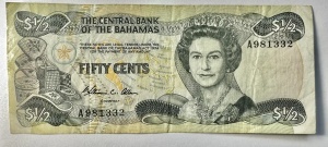 BAHAMAS - 50 CENTS 1974 - Img 2