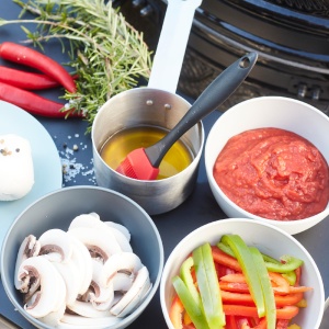 Barbecook BC-ACC-7211 oală din oțel inoxidabil cu perie din silicon - Img 2