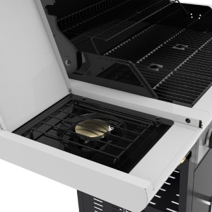Barbecook BC-GAS-2003 Spring 3212 grătar pe gaz cu depozitare, arzător lateral, 133x57x115cm - Img 4