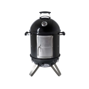 Barbecook BC-SMO-5017 Oskar S afumător și grătar emailat, negru, diametru 40cm - Img 2