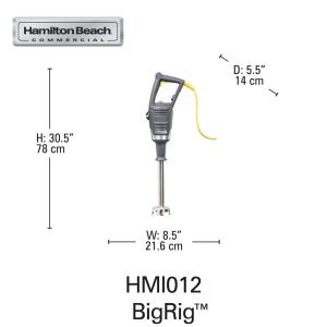 Blender cu imersie HMI018-CE BigRig™ 930x216 mm, Hamilton Beach Commercial - Img 2