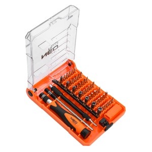 Burghie de precizie pentru surubelnite cu maner 45 buc.