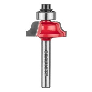 Burghiu freza pentru rotunjire decorativa, HM, 25.7x9.7mm, tija 6mm