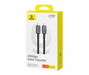 Cablu alimentare / date, 1.5m, USB-C la USB-C, suporta incarcare 100W, Thunderbolt, USB3.2, Baseus  - Img 3