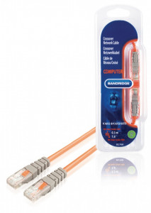 Cablu retea crossover , RJ45, 0.5m, Bandridge - Img 1