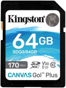 CARD MSD KINGSTON, 64 GB, SD, clasa 10, standard UHS-I U3, "SDG3/64GB"