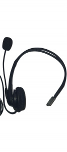 Casti light, call center, mono, conectare port USB - recunoastere automata, microfon, telecomanda pe fir, BULK, OEM - Img 2