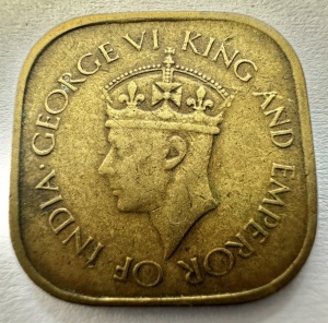 CEYLON BRITANIC - GEORGE VI - 5 CENTS 1944 - Img 2