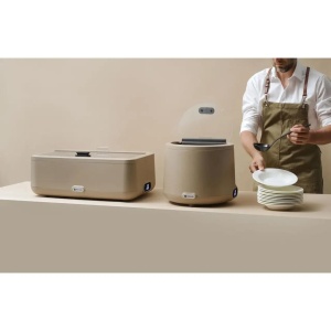 Chafing dish HENDI UNIQ, Bej,220-240V/700W, 607x402x(H)245mm - Img 2