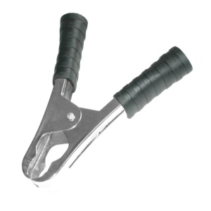 Cleşte cabluri pentru acumulator, 100A, 110 mm, negru