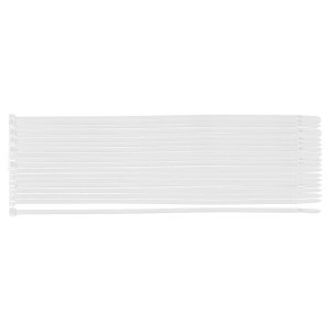 Coliere plastic EXTREME 3,6 × 200 mm, alb, 100 buc.