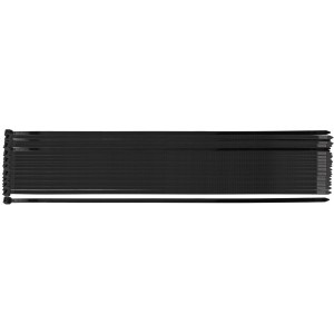 Coliere plastic EXTREME 9,0 × 650 mm, negru, 50 buc.