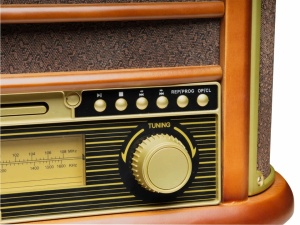 Combina muzicala tip RETRO, cd-player, usb, tunner, aux, caseta, pick-up, cutie lemn, Denver MCR-50MK3 - Img 4
