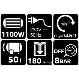 Compresor fara ulei 50 l