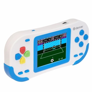 Consola retro portabila jocuri 8bit, alimentare baterii 3 x AAA, 200 jocuri incluse, ecran LCD Color 2.8", Denver - Img 10