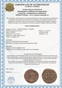 CONSTANTINE II ( 331-334 AD )- Moneda Antica Romana - Img 3