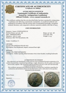 CONSTANTIUS II - AUGUSTUS ( 337-361 AD )- Moneda Antica Romana - Img 3