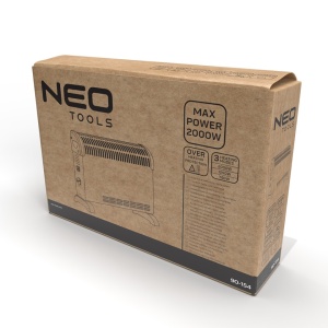 Convector, radiator electric, 2000 W, 3 trepte putere, alb, Neo - Img 12