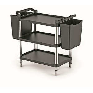 Coș de gunoi pentru cărucior de servire, 325x240x(h)447 mm AmerBox - Img 2