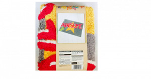 Covor pufos , fir mediu, 60 x 90cm, multicolor, 100% bumbac, Awesome, Home George - Img 2
