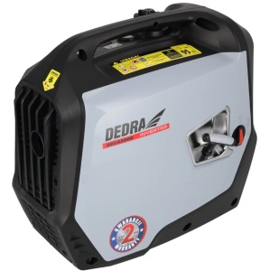 Csendes hordozható generátor, inverteres generátor, kemping, horgászat, 1800W / 2000W, 220V, Dedra DEGA2000 - Img 7