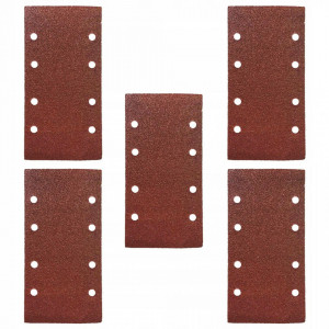 Csiszolópapír 92x182mm, 180gr, tépőzáras, 5db készlet, Dedra
