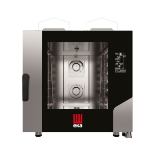 Cuptor pe gaz cu convectie cu abur Millennial Black Mask Bakery, Tecnoeka, 6× 600×400 mm 230V/500W, 13,5kW, 850x1035x(H)951mm