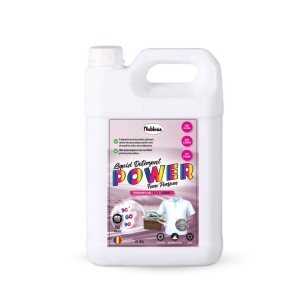 Detergent profesional pentru rufe albe/colorate/negre, 5L, FARA PARFUM, Power