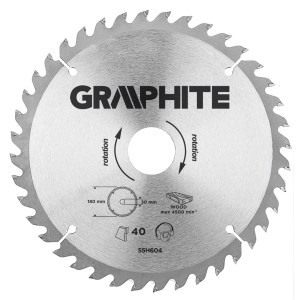 Disc circular 180 x 30 mm, 40 dinti