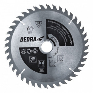 Disc circular pentru taiat lemn , 315mm x 80T x 30mm , dinti vidia , Dedra - Img 1