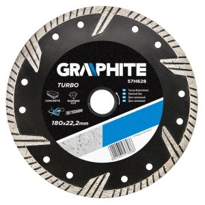 Disc diamantat 180mm, Turbo