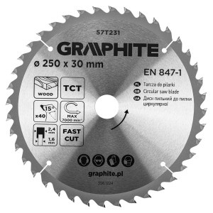 Disc fierastrau, VIDIA, 250 x 30 mm, 40 dinti