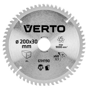 Disc pentru circular, 200 x 30 mm, 60 dinti, pt AL