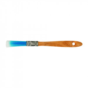 Ecset, ultrafinom kerek szintetikus ecset, szélesség 12mm, fa nyél, Silverline - Img 2