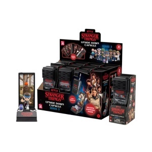 Figurina diorama de colectie seria STRANGER THINGS Upside Down Capsules Series 3, carcasa display in forma de Walkie Talkie, produs licentiat ORIGINAL, YUME, se livreaza aleatoriu - Img 11
