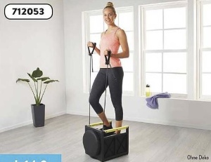 Fitneszgép, stepper, elektronikus kijelző, maximális súly 100kg