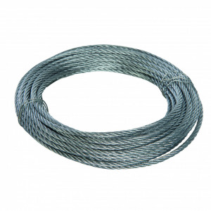 Fonott horganyzott acél kábel 4mm, 10m, garázskapuk, biztonság, Fixman