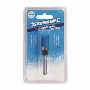 Freza lemn cu rulment, prindere 1/4" / 6.35mm, 1/2" x 3/4" x 1/2", Silverline - Img 4