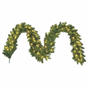 Ghirlanda artificiala cu LED-uri, 270 cm, LED-uri de culoare alb cald - Img 1