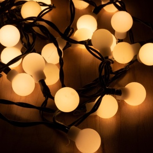Ghirlanda cu LED-uri, decor glob - Img 2
