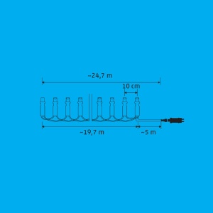Ghirlanda LED SMART RGB, iSparkle, 198 LED, IP44 - Img 2